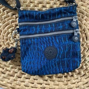 {Kipling}• snake print crossbody purse